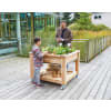 Tischbeet mit Rollen, 100x83x100cm