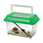 Insektenbox, geräumig  mit Luftrillen, Tragegriff, 2 Stück
