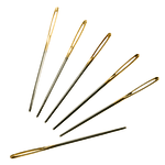 Sticknadeln ohne Spitze, 6 Stück