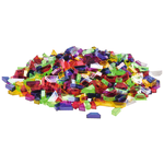 Trapezlegesteine, transparent, 750 Stück