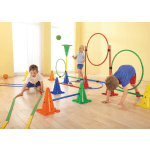HABA Pro Gymnastik Kegel-Set, 54-teilig