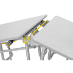 12er-Tisch-Sitz-Kombination, rechteckig, Tisch H69 cm