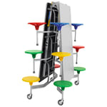 12er-Tisch-Sitz-Kombination, rechteckig, Tisch H74 cm