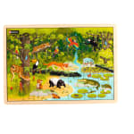 Holzpuzzle-Set Lebensräume, 4 Puzzles