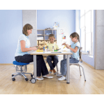 BIOSWING® Hocker Stoff, div. Stoffe, Sitzh. 34 - 44 cm