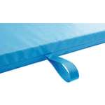 Turnmatte RG 120 mit Lederecken und Trageschlaufen, 200x100x6 cm