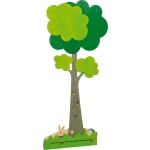 Wandapplikation Baum mit Hase und Igel