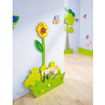 Wandapplikation Sonnenblume mit Biene