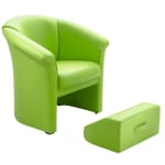 Fußhocker für Sessel, Kunstleder, div. Farben