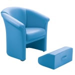 Fußhocker für Sessel, Kunstleder, div. Farben