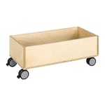 Rollkiste aus Holz, 76x31x38cm