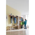 Schultaschenschrank, B 99,5, H 160,4 x T 47 cm, 9 Fächer, Fach-Innenmaß B 30 x H 49 cm