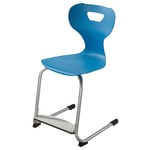 Freischwinger solit:sit® mit Fußstütze, Kunststoff-Schale, div. Farben, Gr. 2 - 4, Sitzh. 31 - 38 cm