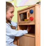 Kinder Hochschrank mit Mikrowelle