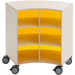 Bogenschrank move.upp®, Acryl am Außenradius, div. Farben, B 100,8 x H 79 x T 38 cm