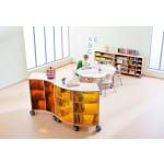 Bogenschrank move.upp®, Acryl am Außenradius, div. Farben, B 100,8 x H 79 x T 38 cm