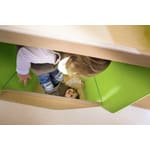 Trapezschrank grow.upp breit, niedrige Form, div. Farben, B 85 x H 70 x T 52 cm