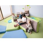 Entdecker-Sofa grow.upp Armlehne links, div. Stoffe