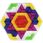 Trapezlegesteine, transparent, 750 Stück