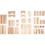 Basisbausteine natur, Set mittel