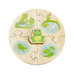 Legespiel Lebenskreislauf Tiere, aus Holz