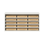 Pureo Eigentumsschrank, offen, Dekor B100 x H50 x T42 cm