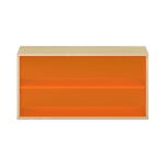 Pureo Regalschrank Acryl, offen B100 x H50 x T42 cm