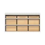 Pureo Materialschrank, offen, Dekor B100 x H50 x T42 cm