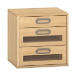 Pureo Schubkastenschrank Acryl B50 x H50 x T42 cm
