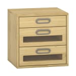 Pureo Schubkastenschrank Acryl B50 x H50 x T42 cm
