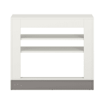 Pureo Regal für Rollkästen, Dekor B100 x H87,5 x T42 cm