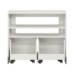 Pureo Regal für Rollkästen, Dekor B100 x H87,5 x T42 cm