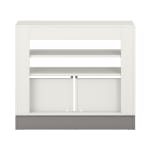 Pureo Regal für Rollkästen, Dekor B100 x H87,5 x T42 cm