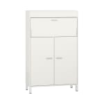 Pureo Schrank-Arbeitsplatz, Stehhöhe, Dekor B100 x H150 x T42 cm