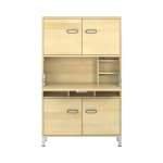 Pureo Schrank-Arbeitsplatz, Sitzhöhe B100 x H150 x T42 cm