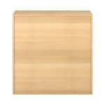 Pureo Doppeltürenschrank mit Rollböden B100 x H100 x T60 cm