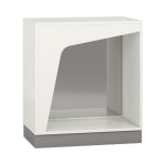 Pureo Rückzugsschrank mit Spiegel B100 x H100 x T60