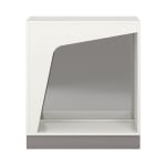 Pureo Rückzugsschrank mit Spiegel B100 x H100 x T60
