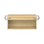 Krippenschrank Pureo mit Spiegelrückwand, B100xH40xT42cm