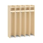 Wandgarderobe YUNA, 4 Felder, B 81 x H 115,8 x T 22 cm