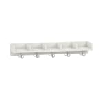 Mützenablage Lyra niedrig 5 Fächer, Dekor, B99,5 x H15 x T22 cm