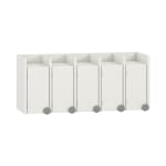 Doppelablage Lyra 5 Türen links, B99,5 x H42,5 x T33 cm