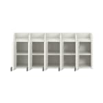 Doppelablage Lyra 5 Türen links, B99,5 x H42,5 x T33 cm