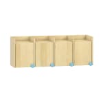 Doppelablage Lyra 4 Türen links, B 119,1 x H42,5 x T33 cm