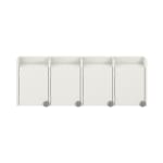 Doppelablage Lyra 4 Türen links, B 119,1 x H42,5 x T33 cm