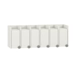 Doppelablage Lyra 6 Türen links, B 119,1 x H42,5 x T33 cm