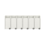Doppelablage Lyra 6 Türen links, B 119,1 x H42,5 x T33 cm