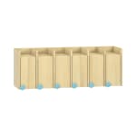 Doppelablage Lyra 6 Türen rechts, B 119,1 x H42,5 x T33 cm