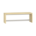 Garderobenbank Lyra mit Schuhrost, B99,5 x H35 x T33 cm