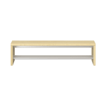 Garderobenbank Lyra mit Wandabstand, B99,5 x H26 x T45 cm